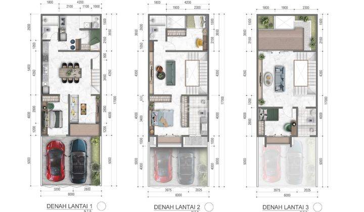 Rumah baru di Citra Garden 5 siap huni, 3 lantai, unfurnished 2