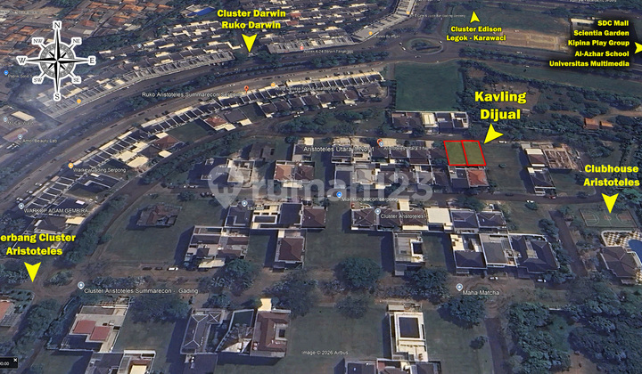 Dijual Tanah Kavling di Cluster Aristoteles Gading Serpong Dijual Tanah Kavling di Cluster Aristoteles Gading Serpong