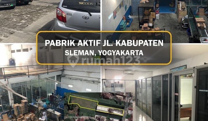 Active Factory Suitable for Strategic Business in Sleman, Yogyakarta. Active Factory Suitable for Strategic Business in Sleman, Yogyakarta.