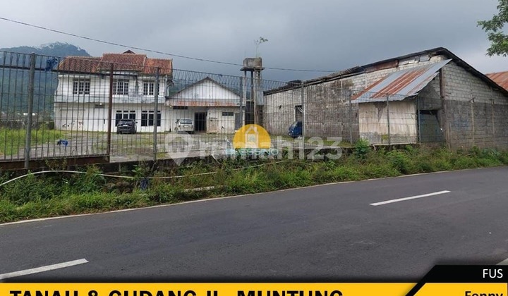 Tanah dan Gudang Strategis dan Luas di Jalan Muntung Temanggung