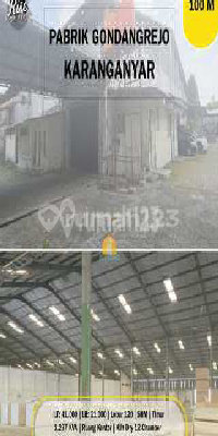 For Sale Ready-to-Use Warehouse in Gondangrejo Solo
