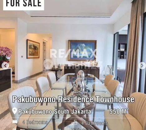 Dijual Best Deal Pakubuwono Residence Townhouse Uk550m2 At Jaksel 2