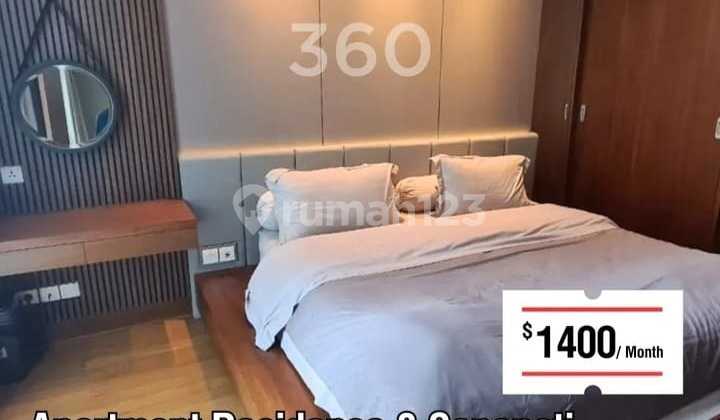 For Rent Residence 8 Senopati Apartment 1br 76m2 Furnished South Jakarta