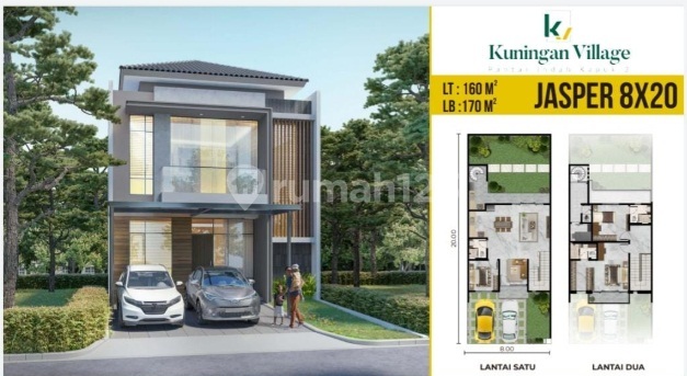 For Rent: Kuningan Village House, PIK 2, 2 Floors, Size 8x20 m², in Tangerang. 1