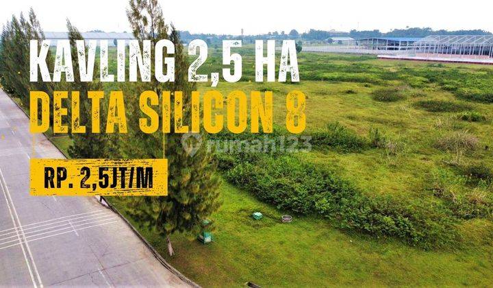 Jual Tanah Pabrik Dan Gudang Luas 2,5 Ha Lokasi Strategis Row 40m 1