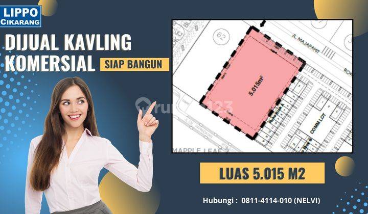 Tanah Komersial Murah Lokasi Strategis Untuk Showroom Dan Bank 1