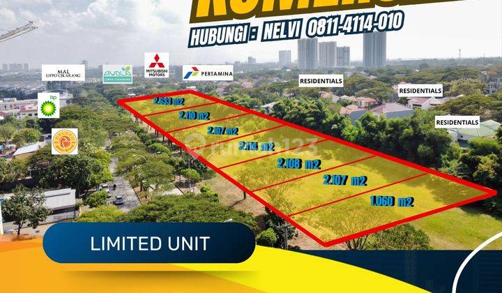 Tanah Murah Untuk Berbisnis di Kota Lippo Cikarang 1