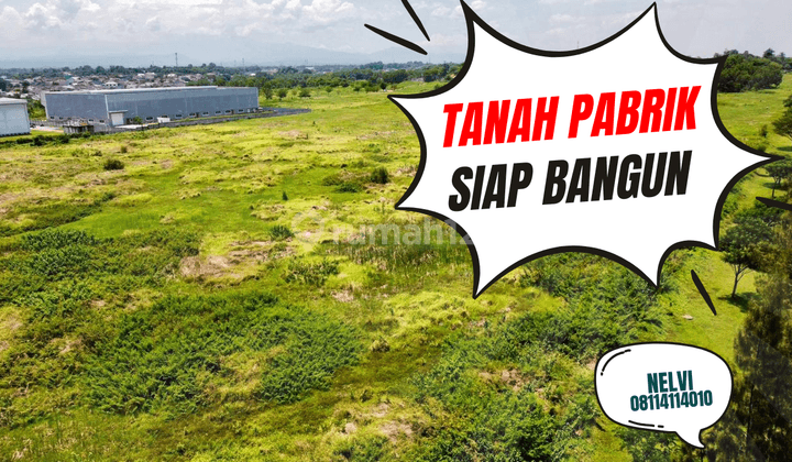 Jual Tanah Pabrik Murah untuk Pabrik Peleburan Besi  1