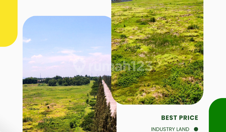 TANAH PABRIK DAN GUDANG HARGA NEGO SIAP BANGUN DI LIPPO CIKARANG