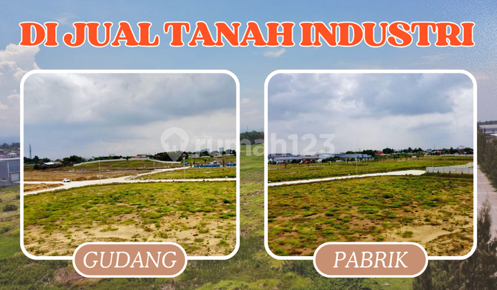 Ready-to-Build Industrial Land Suitable for Factories, Warehouses, and Workshops in Cikarang
