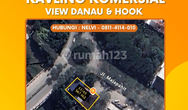 TANAH KOMERSIAL VIEW DANAU DI LIPPO CIKARANG