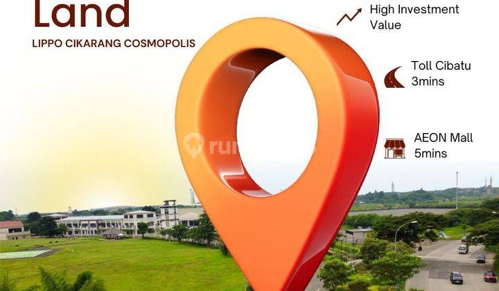 Jual Cepat Kavling Komersial di Kota Lippo Cikarang 1