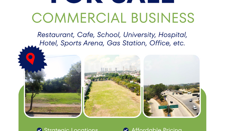 LAND FOR SALE FOR BUSINESS IN LIPPO CIKARANG CITY CENTER