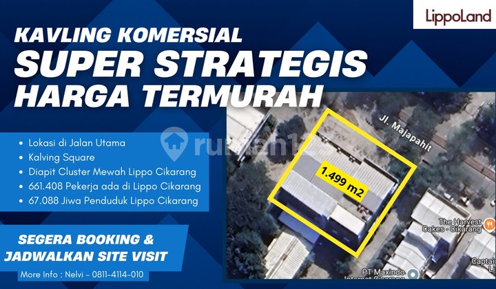 Kavling Komersial Strategis Di Pusat Komersial Lippo Cikarang 1