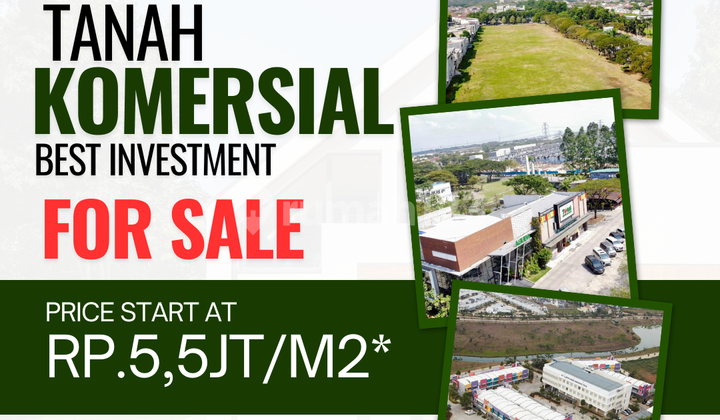 Jual Tanah Komersial Dekat Tol dan Pusat Kota Lippo Cikarang Jual Tanah Komersial Dekat Tol dan Pusat Kota Lippo Cikarang