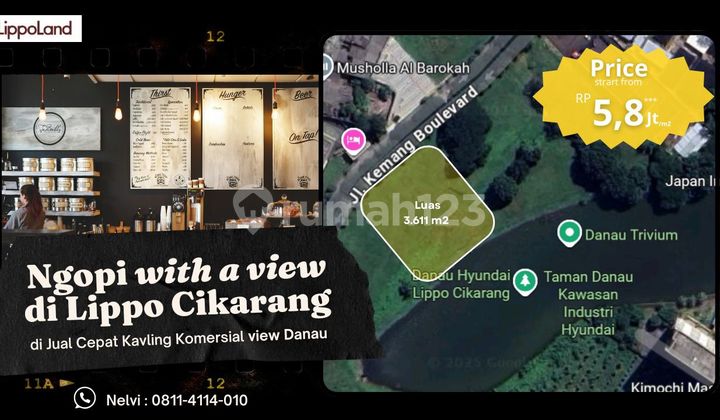 Tanah Usaha di Lippo Cikarang – Dikelilingi Perumahan & Kawasan Industri