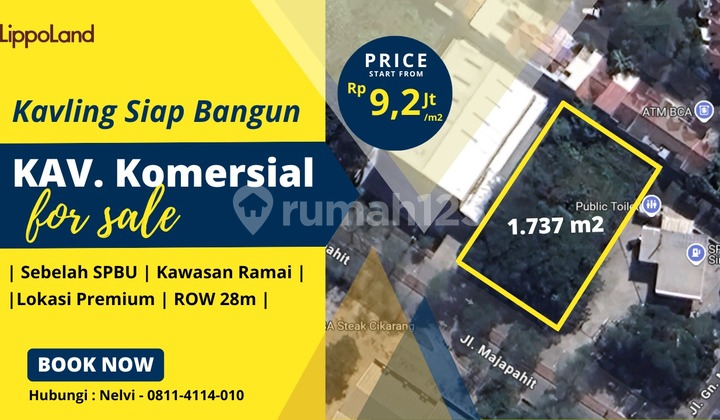JUAL TANAH KOMERSIAL SIAP BANGUN DI KOTA LIPPO CIKARANG JUAL TANAH KOMERSIAL SIAP BANGUN DI KOTA LIPPO CIKARANG