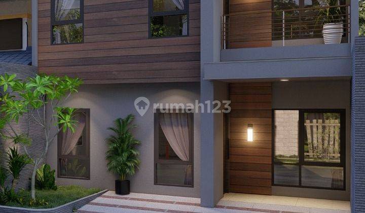 Dijual rumah baru brand new house 150 m dari pos nusa loka bsd dalam cluster siap huni 4 kamar, hadap selatan, bisa KPR 1