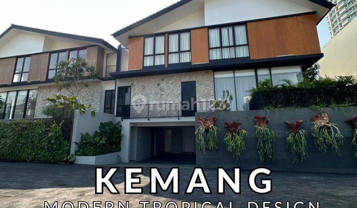 Kemang Brandnew House Modern Tropical Design Furnished 1