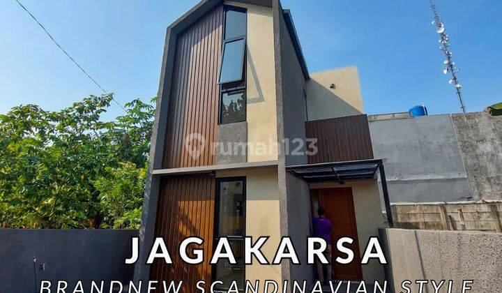 Dijual Rumah Brandnew Scandinavian Style di Jagakarsa 1