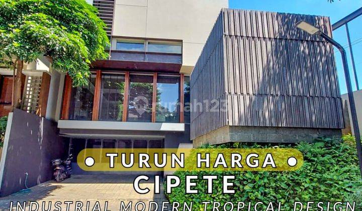 Forsale Cipete Townhouse Industrial Modern Tropical Design  1