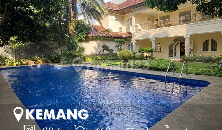 Dijual Rumah Mewah American Classic Design Kemang Jakarta Selatan