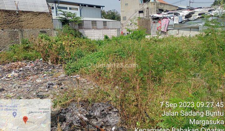 Dijual tanah kosong cibolerang di jalan sadang 2