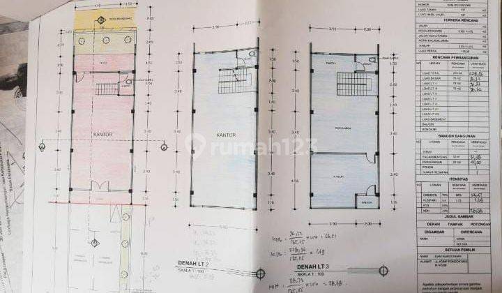 Disewa Ruko 3 lantai siap pakai lokasi ramai  2