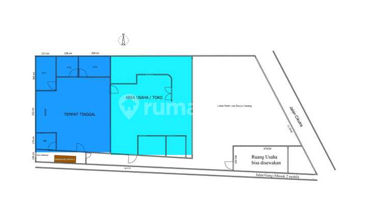 For Sale Shop House in Business Area Near Cikutra Market. 2