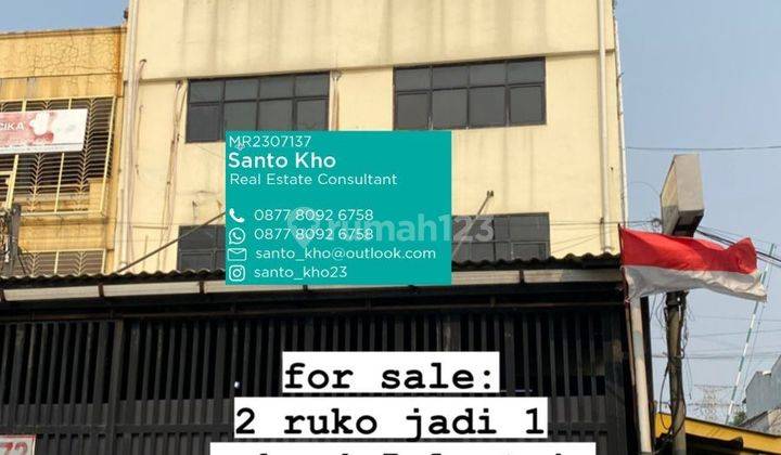 Dijual Cepat Nego Sampai Deal Ruko Gandeng 2 Unit Lokasi Srategis Cocok Untuk Usaha  1