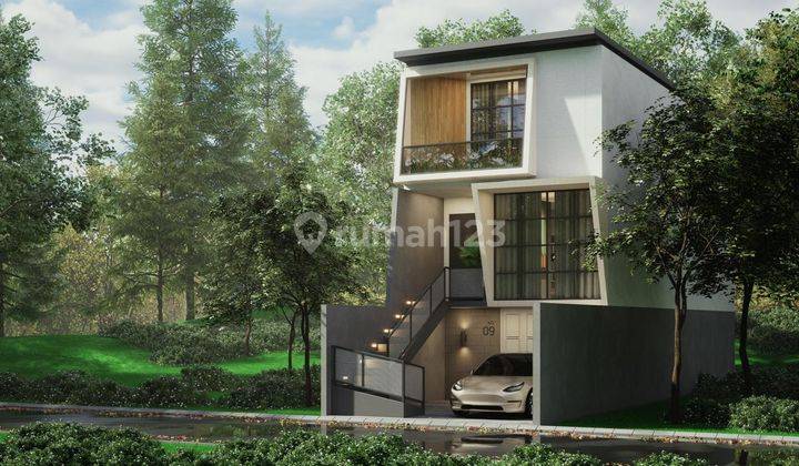 Dijual Rumah Baru di Tomang SHM 5x18m² 3+2BR 3 Lantai 2