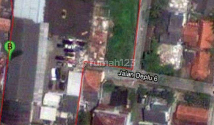 Tanah di Deplu ry 88 pondok pinang 3300 m² HGB 1