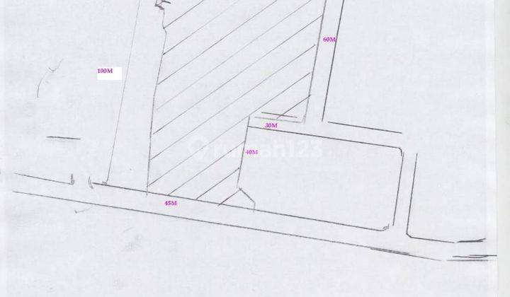 Tanah di Deplu ry 88 pondok pinang 3300 m² HGB 2