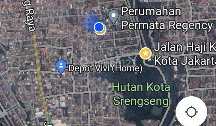 Tanah di Permata regency blok d srengseng kebun jeruk 200 HGB m² selatan 2