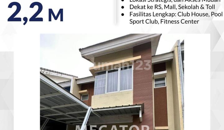 Ready-to-Occupy House in De Latinos BSD Near Rawa Buntu Station.