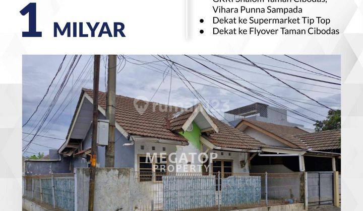 Rumah Hoek Di Villa Taman Cibodas Dekat Gereja Vihara 1