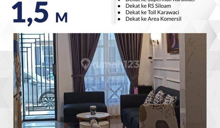 Rumah di Aryana Karawaci Full Furnish Siap Huni Lokasi Dekat Tol 1