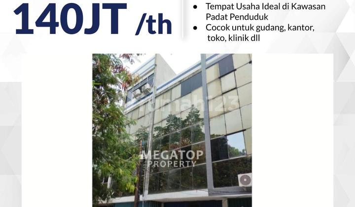 Ruko Pinggir Jalan Disewa di Vikamas Jakarta Utara Lokasi Strategis