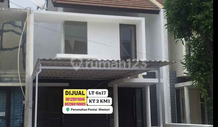 Dijual Rumah 2lantai Pantai Mentari Surabaya Siap Huni