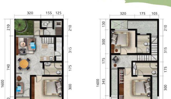 Disewakan Rumah Baru Gress Puri Galaxy Cluster Jasmine  2