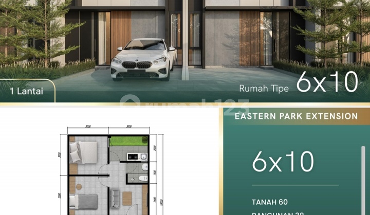 Mau Punya Rumah Dengan Uang Tanda Jadi 15jt, Free Ppn Dan No Dp Lokasi Eastern Park Sukolilo Surabaya