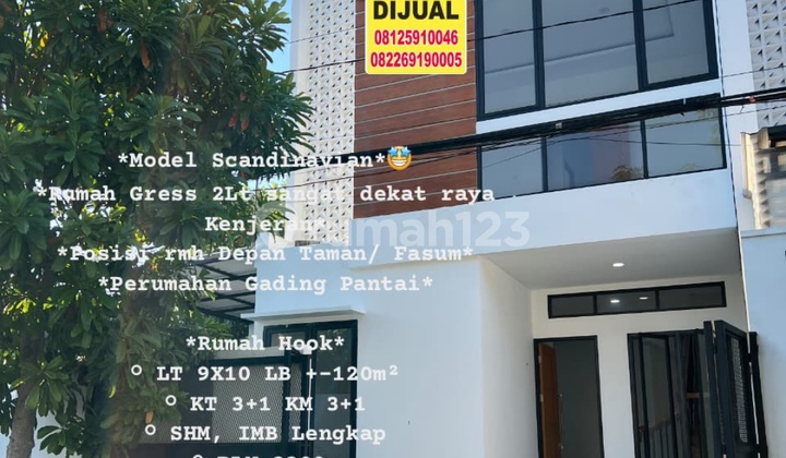 Dijual Rumah Baru Hanya 1.8 M Dekat dengan Raya Kenjeran Surabaya