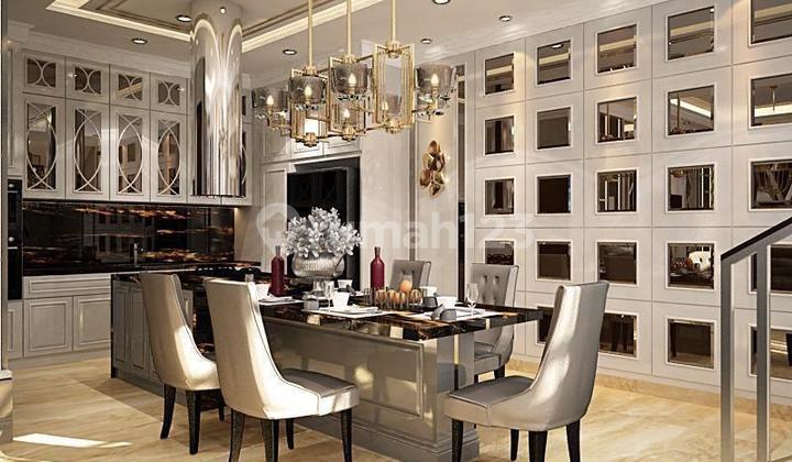 For Rent House Pik Full Furnished Luxury Interior Brand New Size 10x15 M² in North Jakarta