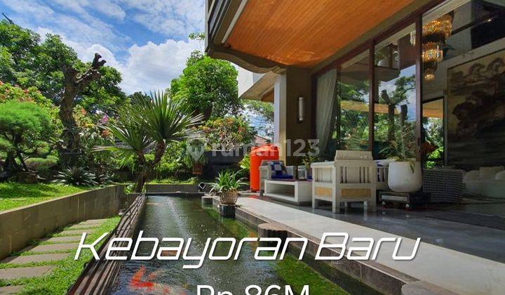 FOR SALE KEBAYORAN BARU  LUXURIOUS MODERN TROPICAL HOUSE 1