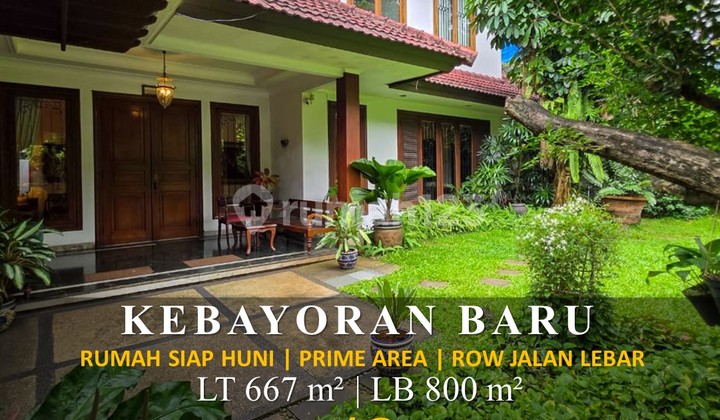 For Sale Ready-to-Occupy House in Kebayoran Baru