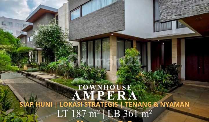 Dijual Townhouse Siap Huni di Ampera 1