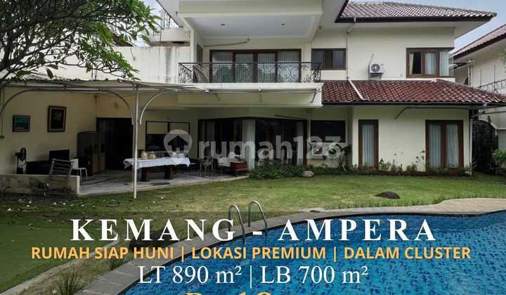 Dijual Rumah Kemang Siap Huni Dalam Cluster