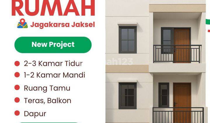 Rumah Sangat Murah Akses Motor 2 Lantai Dijagakarsa Jakarta  1