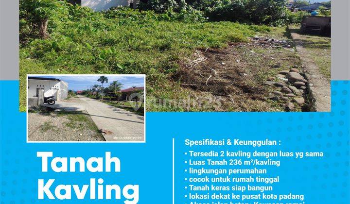 Tanah Kavling Siap Bangun di Lingkungan Perumahan  1
