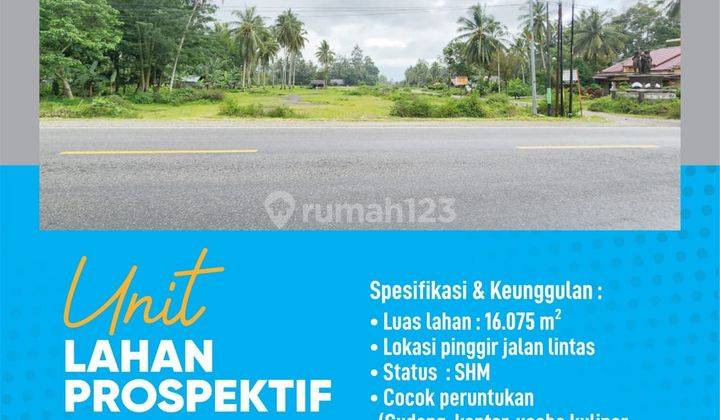 Tanah Lahan Peruntukan Gudang, Kantor, Usaha Kuliner,spbu Bisnis 1